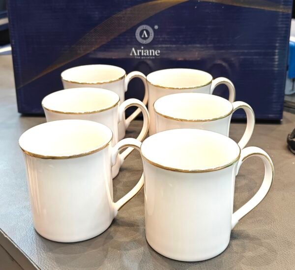 ARIANE EMINENT SLATE TEA MUG 6PC