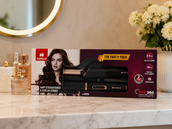 HAVELLS HAIR STRAIGHTNER & CURLER COMBO