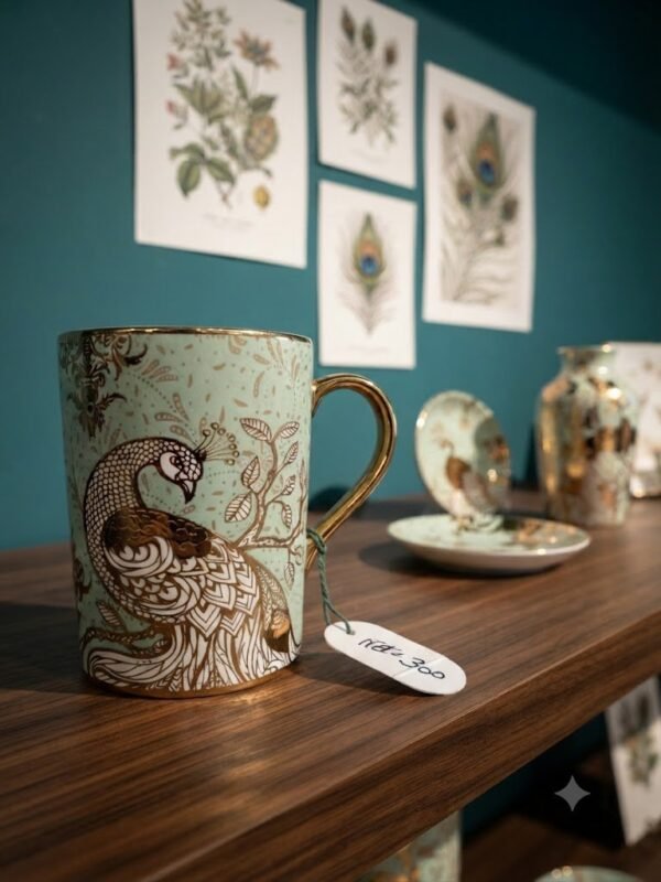 CTPL BONCHINA PEACOCK MILK MUG