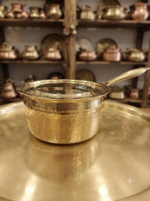 BRASS SAUCEPAN 1