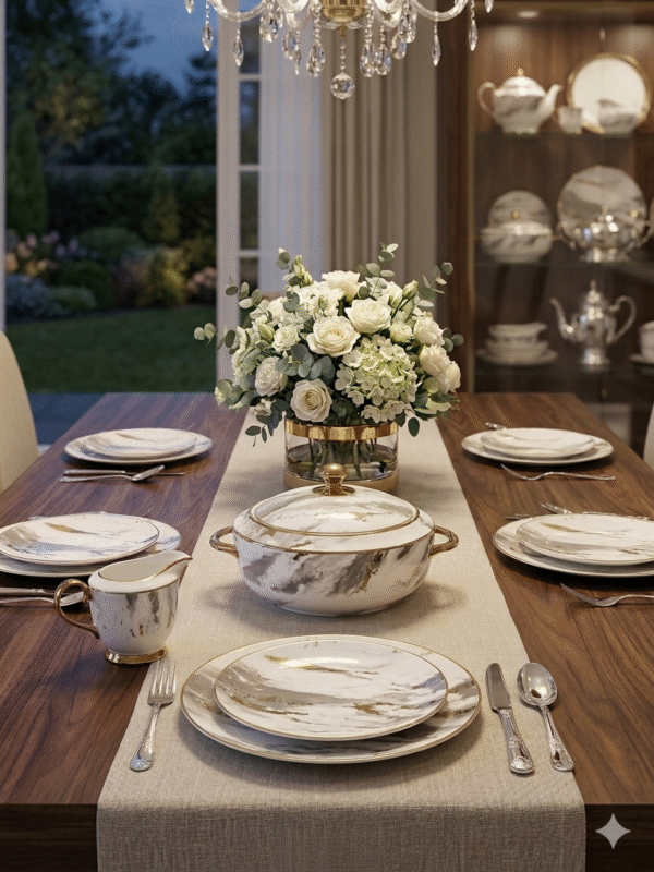 BONCHINA DINNER SET 79PCS 8 SERVING