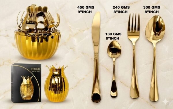 CROWN CUTLERY SET