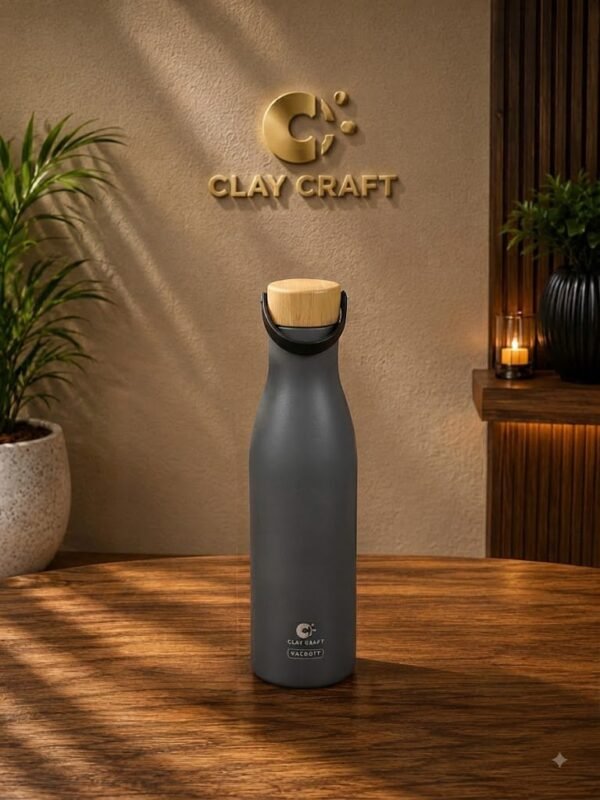 YETI WITH WOODEN CAP BOTTLE  850ml