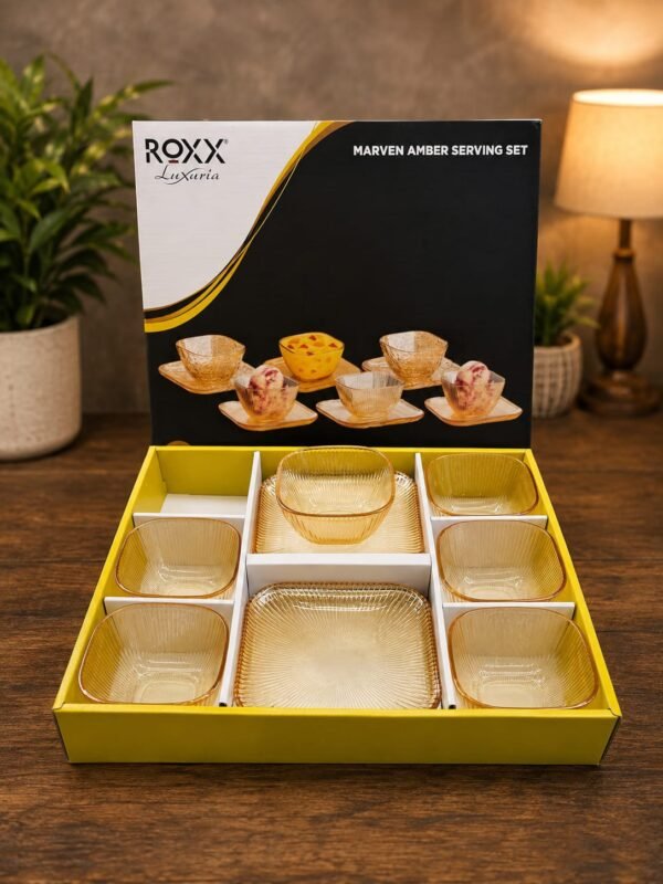 ROXX MARVEN AMBER SOUP SET (5476)