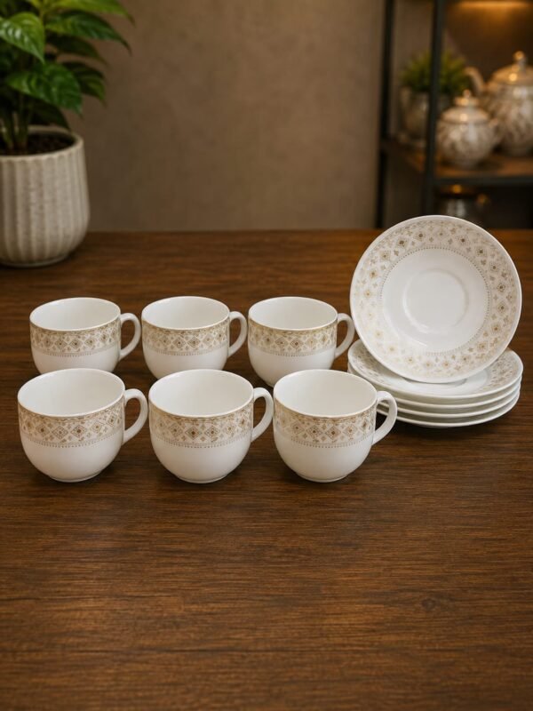 ROXX OPAL CUP & SAUCER SETS IN 3 DESIGN