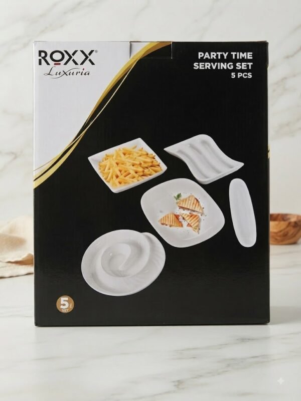 ROXX PARTY TIME SERVING SET 5 PCS