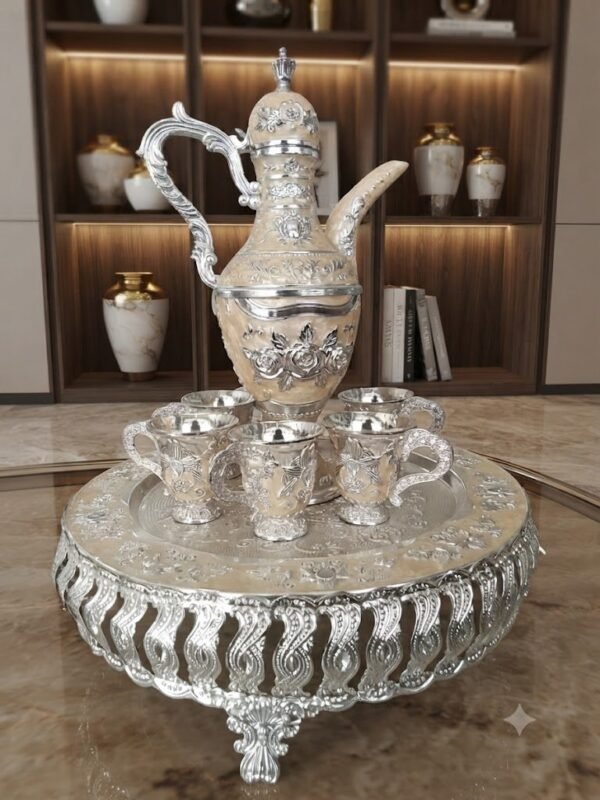 GERMAN SILVER WINE 6PC SET 2