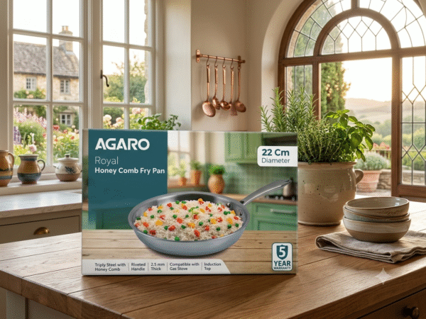 AGARO ROYAL HONEY COMB FRY PAN 22cm