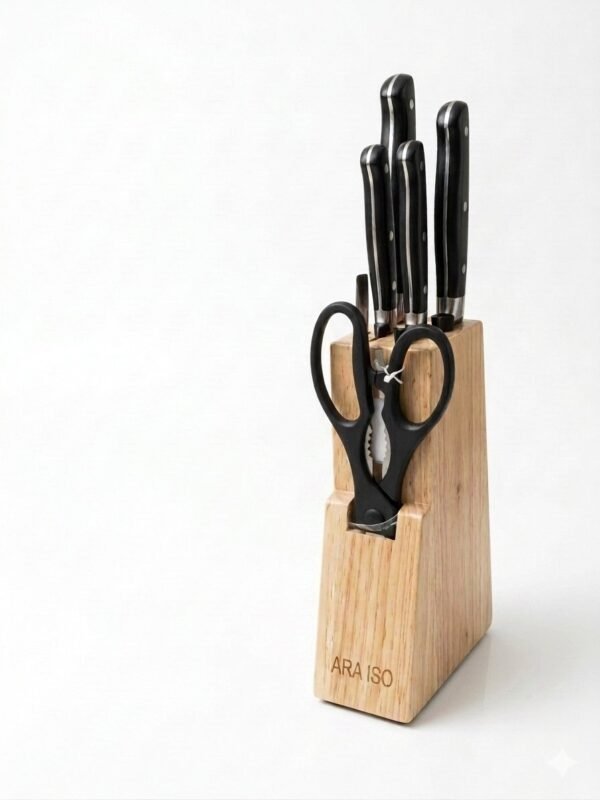 AGARO STEEL KNIFE KITCHEN SET WITH SCISSOR