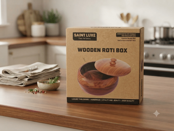 SAINT LUXE WOODEN CHAPATI(ROTI) BOX