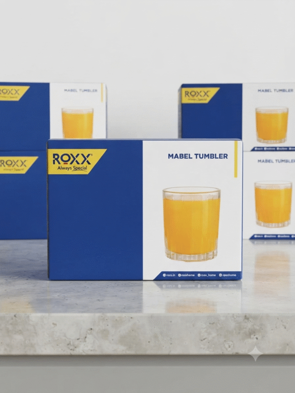 ROXX MARBLE TUMBLER GLASS 6PC (5703)