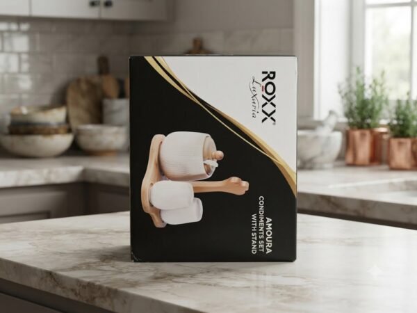 ROXX AMOURA CONDIMENTS SET WITH STAND SET
