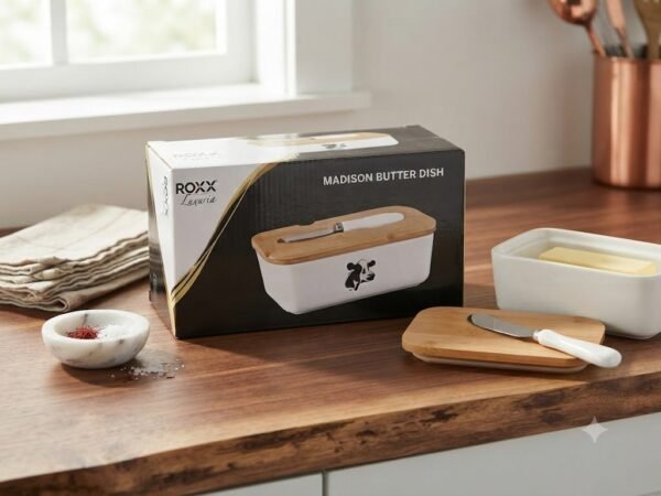 ROXX MADISON BUTTER DISH