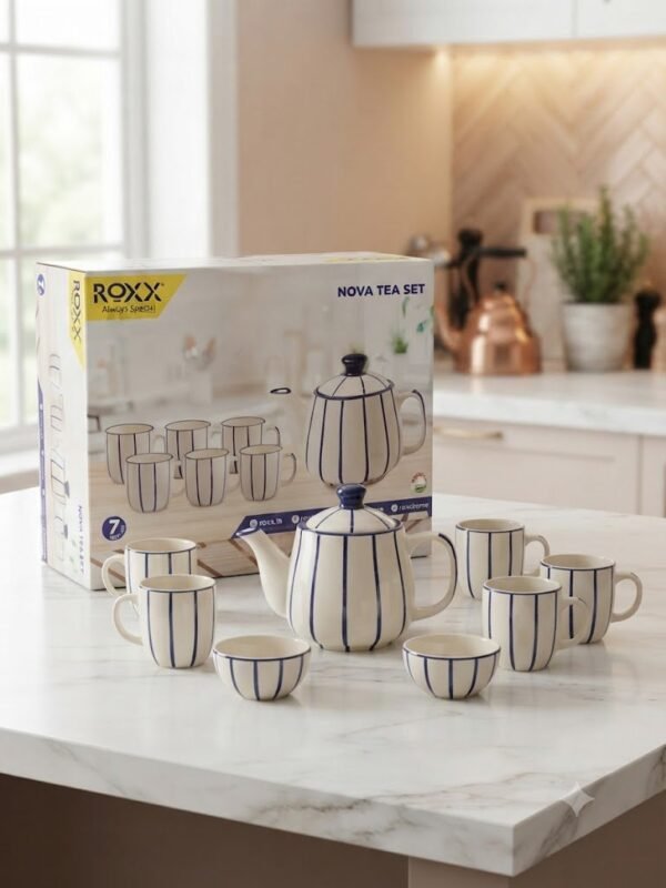 ROXX NOVA TEA SET WITH KETTLE (9244)