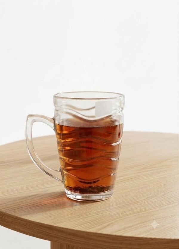 GLASS TEA MUG GLASS 6PC (44-3/290)