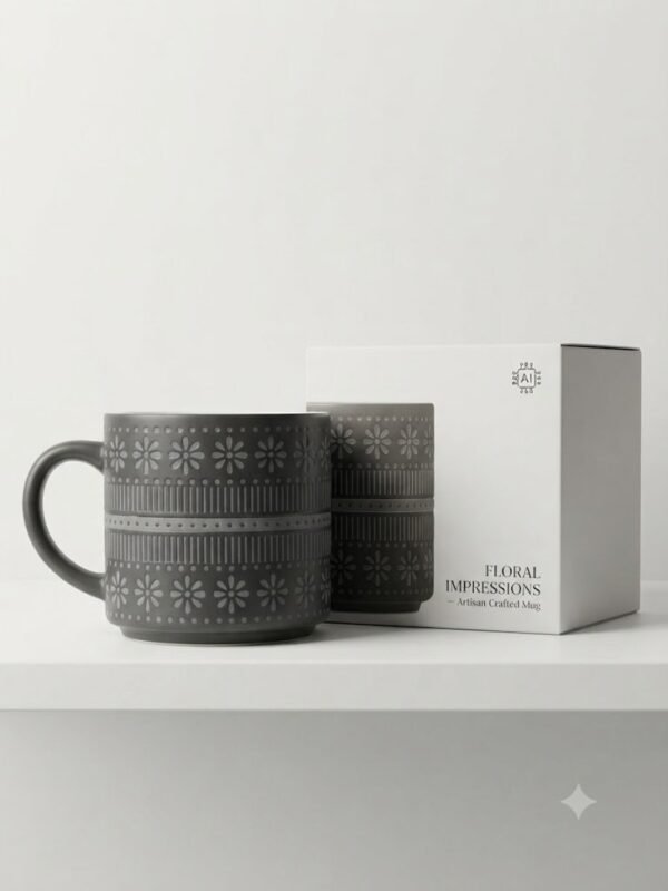 ROXX DARCY BLACK MILK MUG