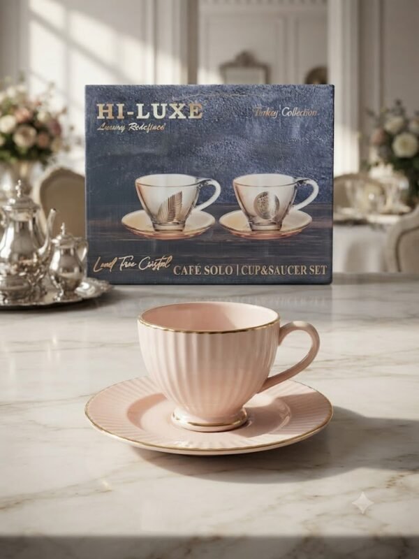 HI LUXE CUP & SUAUCER SET 12PCS