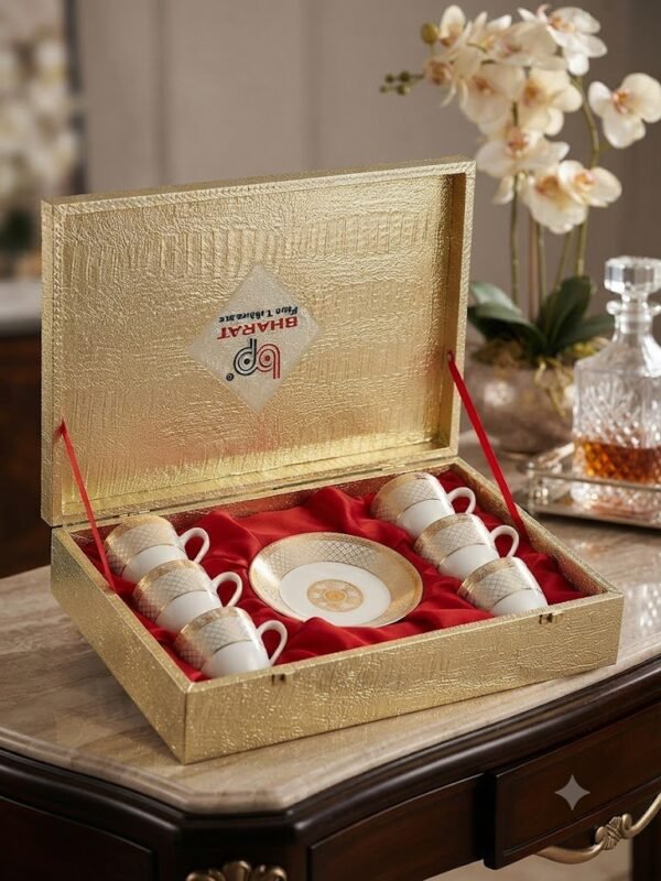 BHARAT FINE CUP AND SAUCER SET 12PCS