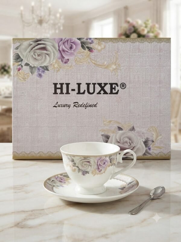 HI LUXE CUP & SAUCER SET WITH KETTLE 13PCS