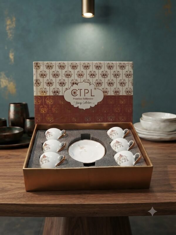 CTPL LUXERY CUP & SAUCER SET 12PC