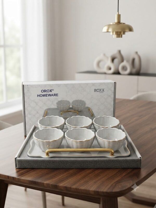 GREY ICECREAM SET 6PC