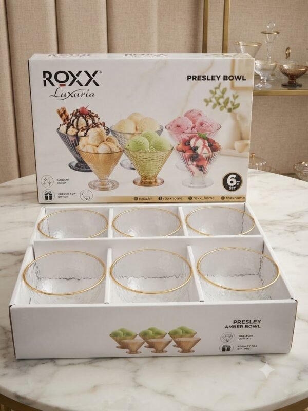 ROXX PRESLEY GOLDLINE BOWL 6PC (5793)