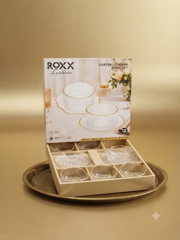 ROXX CARTER GOLDLINE BOWL SET 6PC (5769)