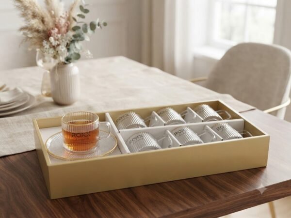 ROXX MADISON CUP & SAUCER 6PC SET(5520)