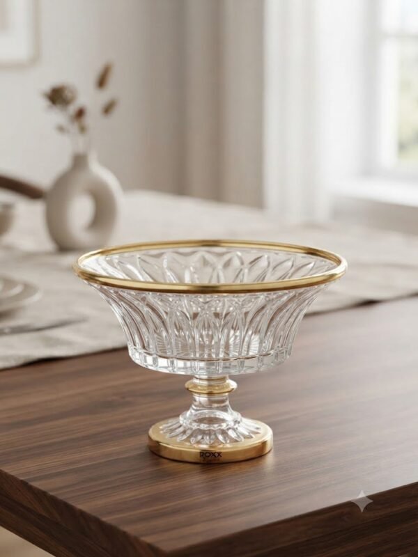 ROXX TAMSIN GOLDLINE FOOTED BOWL (5767)