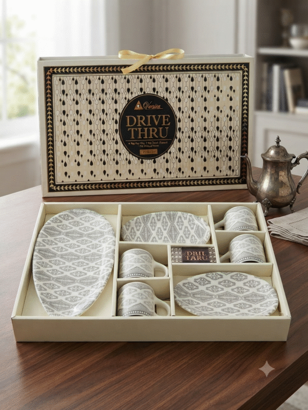 VENICE DRIVE THRU 4 CUPS & 3 TRAY SET