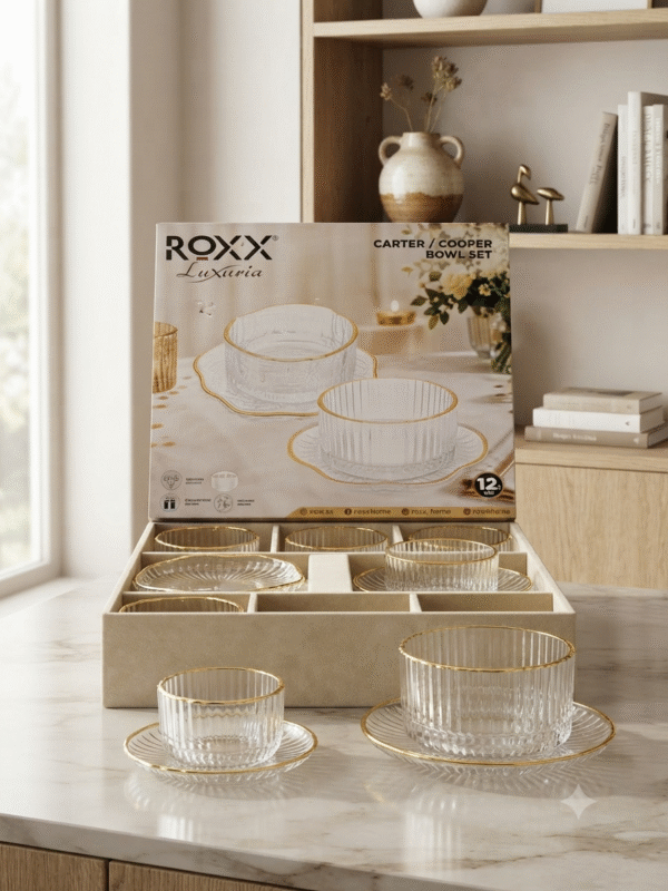 ROXX COPPER GOLDLINE BOWL SET (5770)