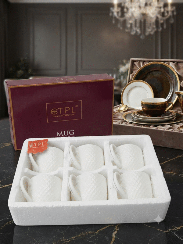 CTPL WHITE CUP 6PC SET