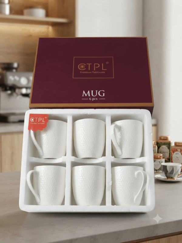 CTPL WHITE CUP 6PC SET