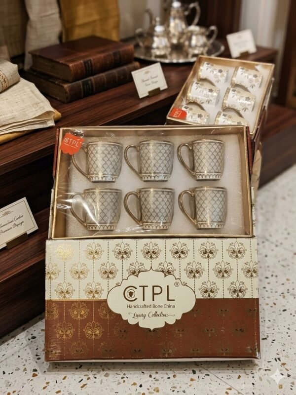 CTPL GREY CUPS 6PC SET