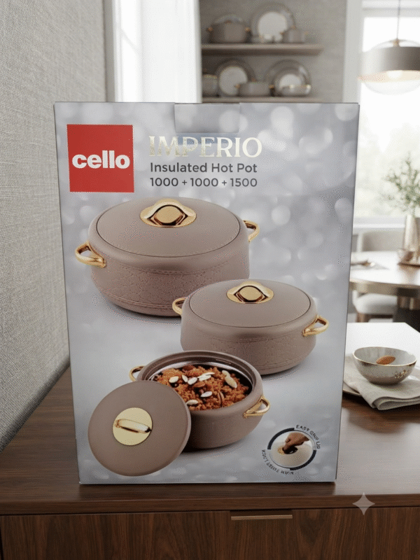 CELLO IMPERIAL CASSEROLE 3PC SET