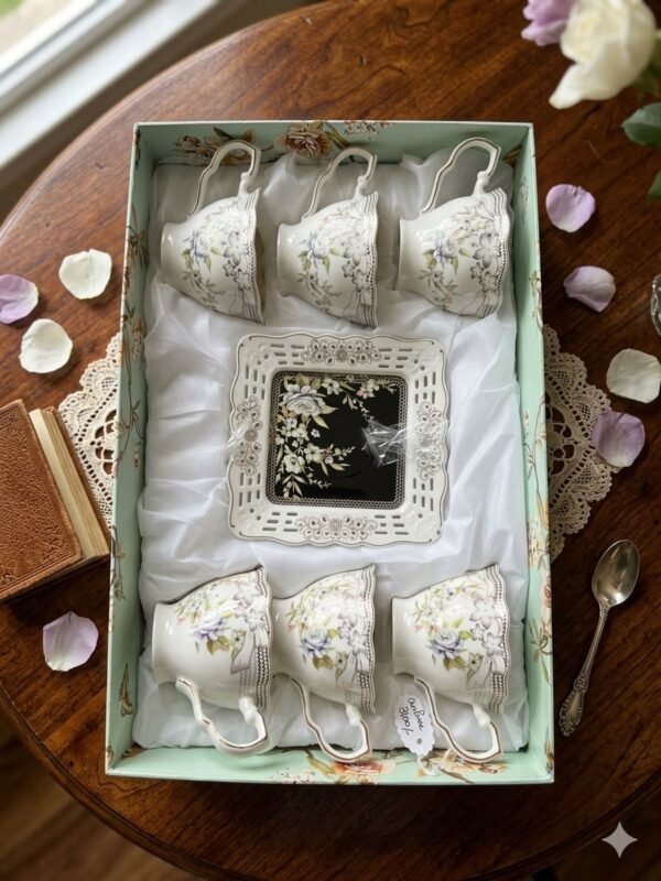 ALTIUS SQUARE CUP & SAUCER 12PC SET